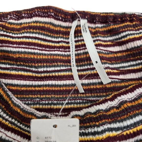 Anthropologie Striped Blouse - Brown and Cream - Picture 6 of 8